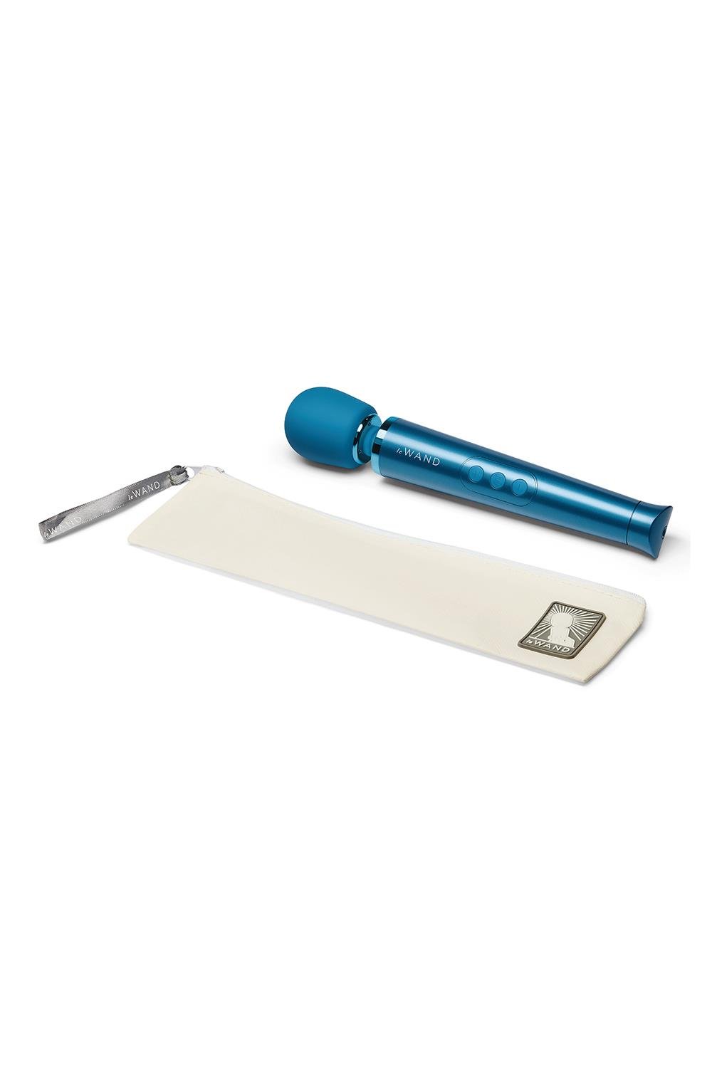 Le Wand Petite Rechargeable Vibrating Massager Vibrator Blue