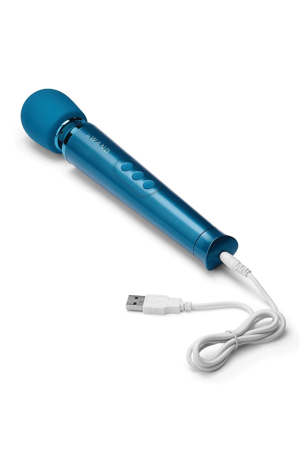 Le Wand Petite Rechargeable Vibrating Massager Vibrator Blue
