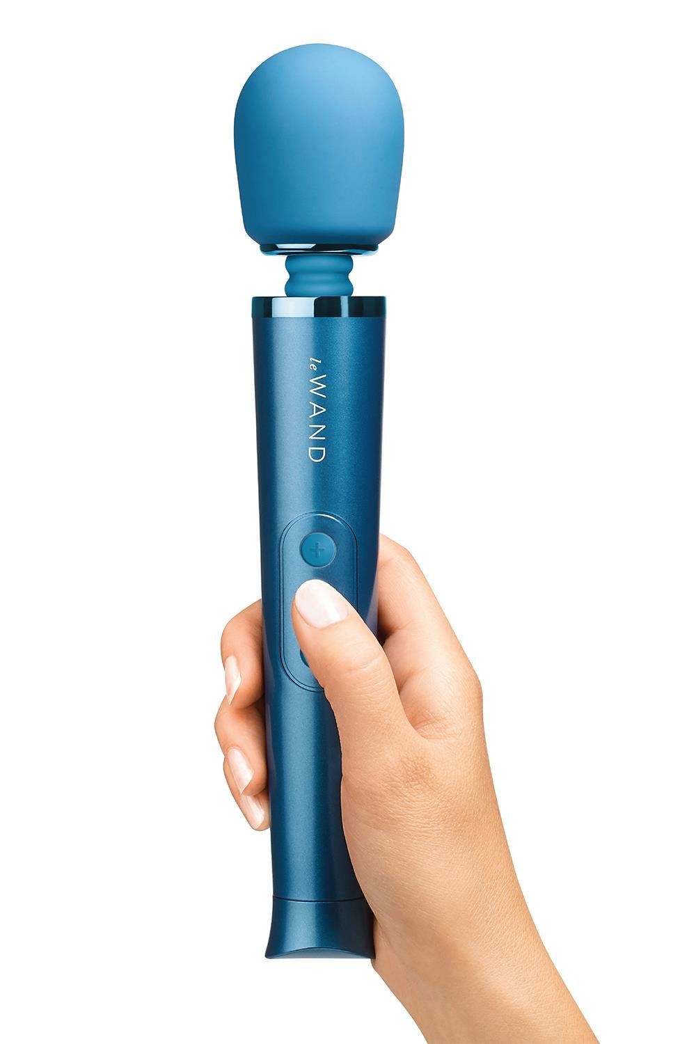 Le Wand Petite Rechargeable Vibrating Massager Vibrator Blue