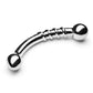 Le Wand Bow  - Stainless Steel Dual-Ended Wand for G-Spot/Prostate Stimulation
