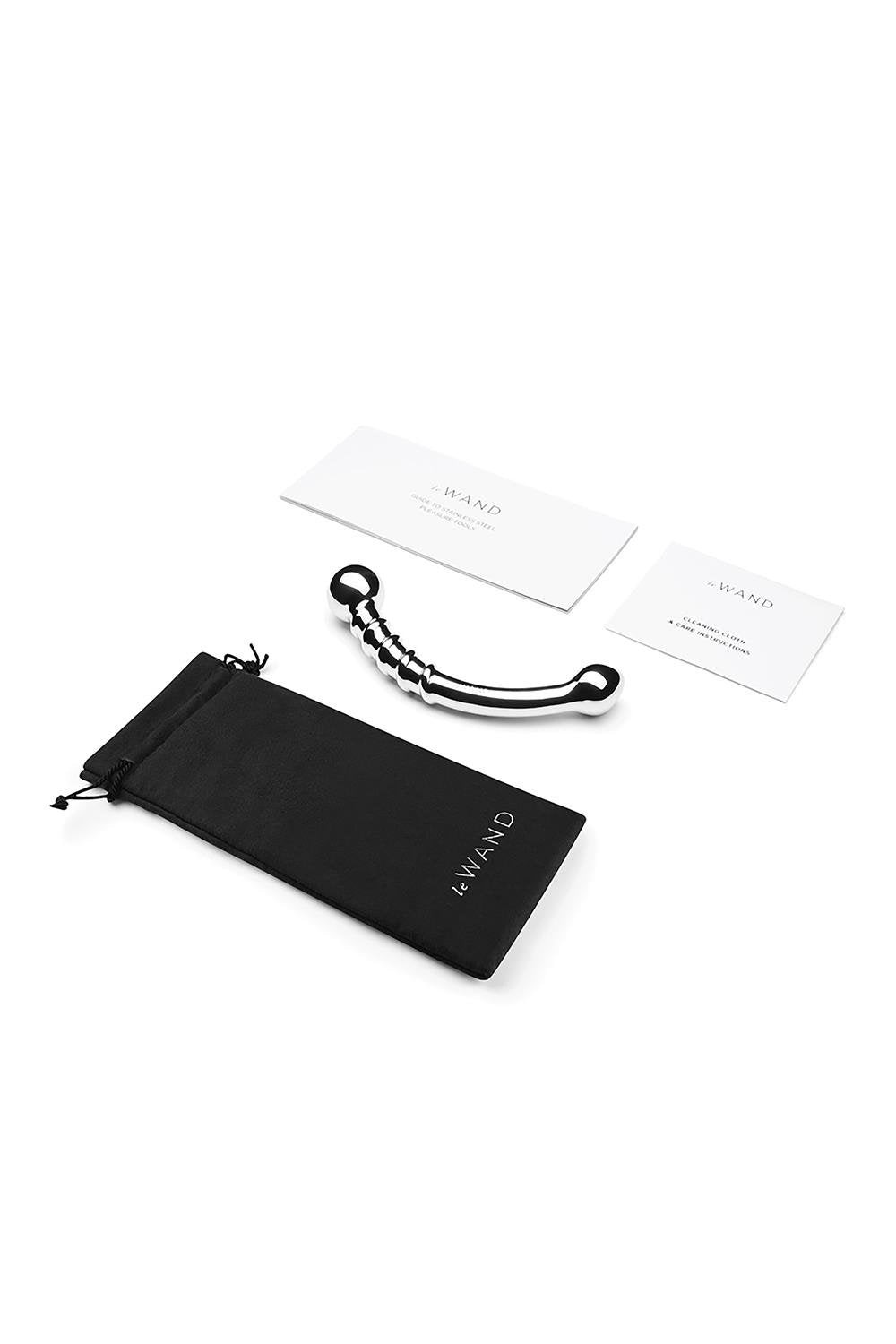 Le Wand Bow  - Stainless Steel Dual-Ended Wand for G-Spot/Prostate Stimulation