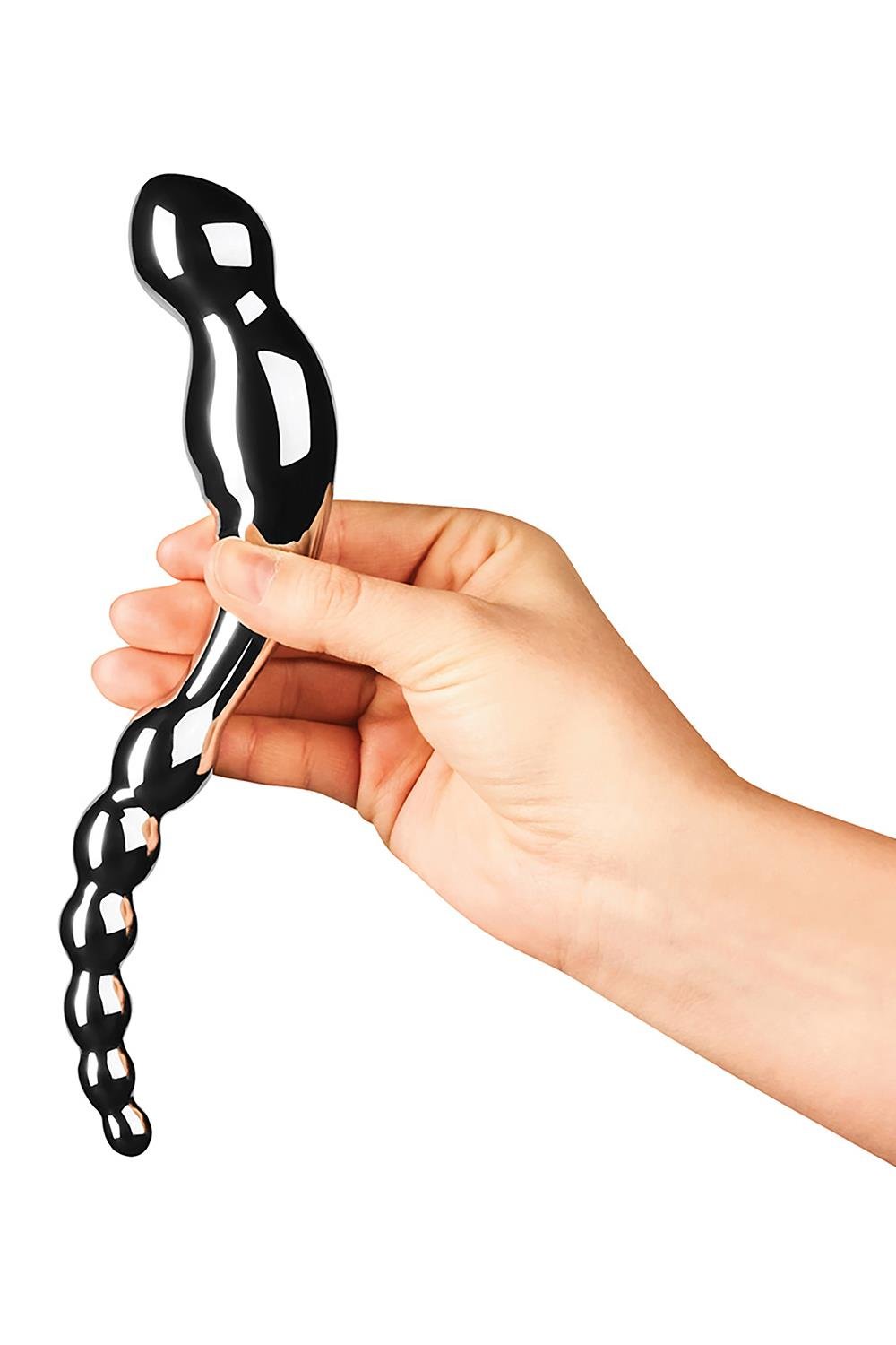 Le Wand Swerve - Stainless Steel Dual-Ended Wand for Anal Stimulation