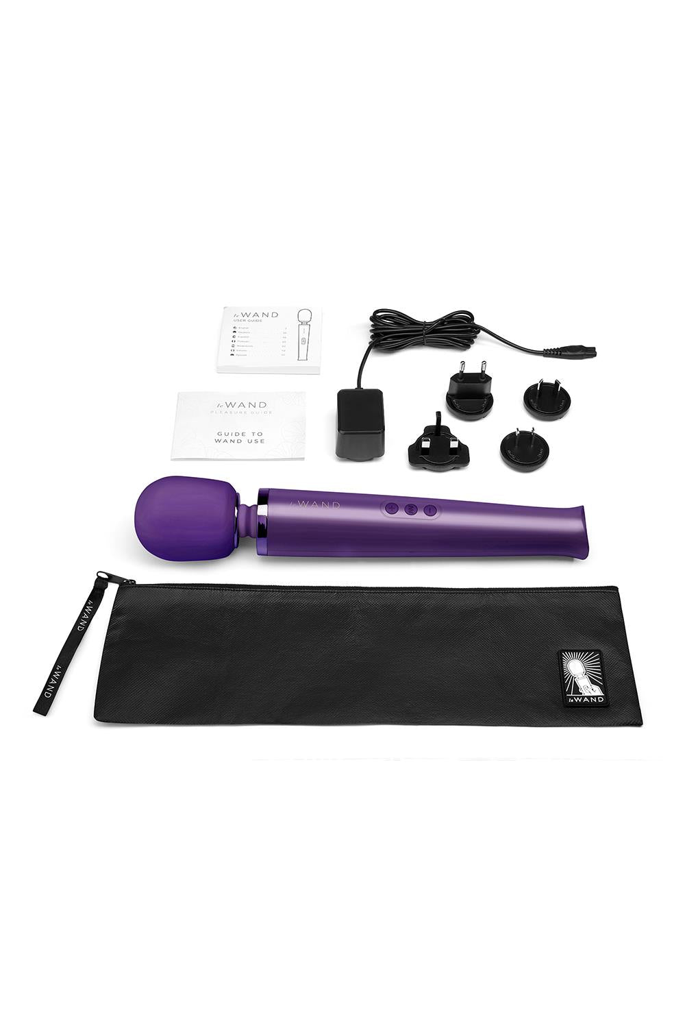 Le Wand Rechargeable Vibrating Massager Vibrator Purple