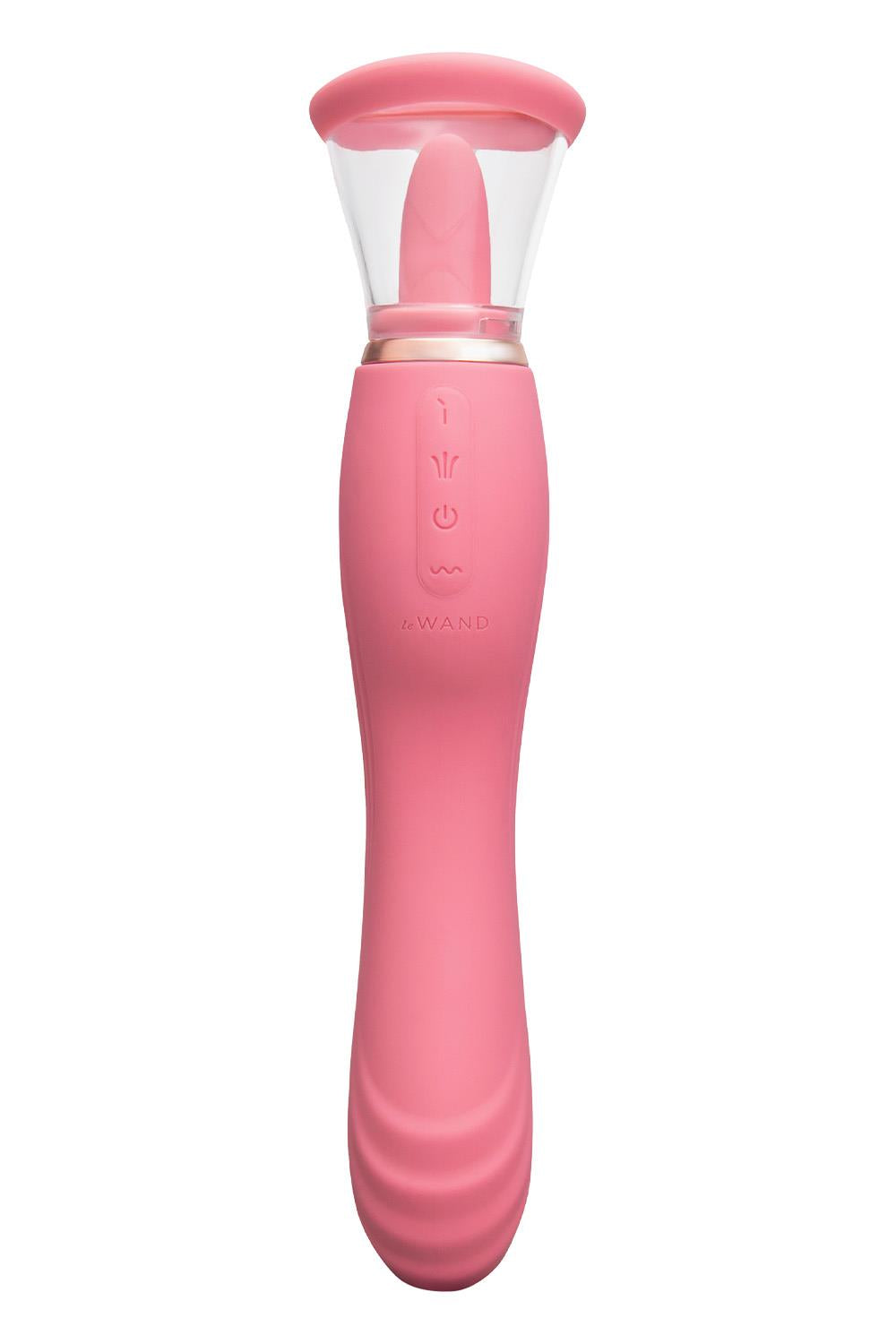 Le Wand Lick - 3-1 Double Ended Vibe With Licking Tongue Stimulator