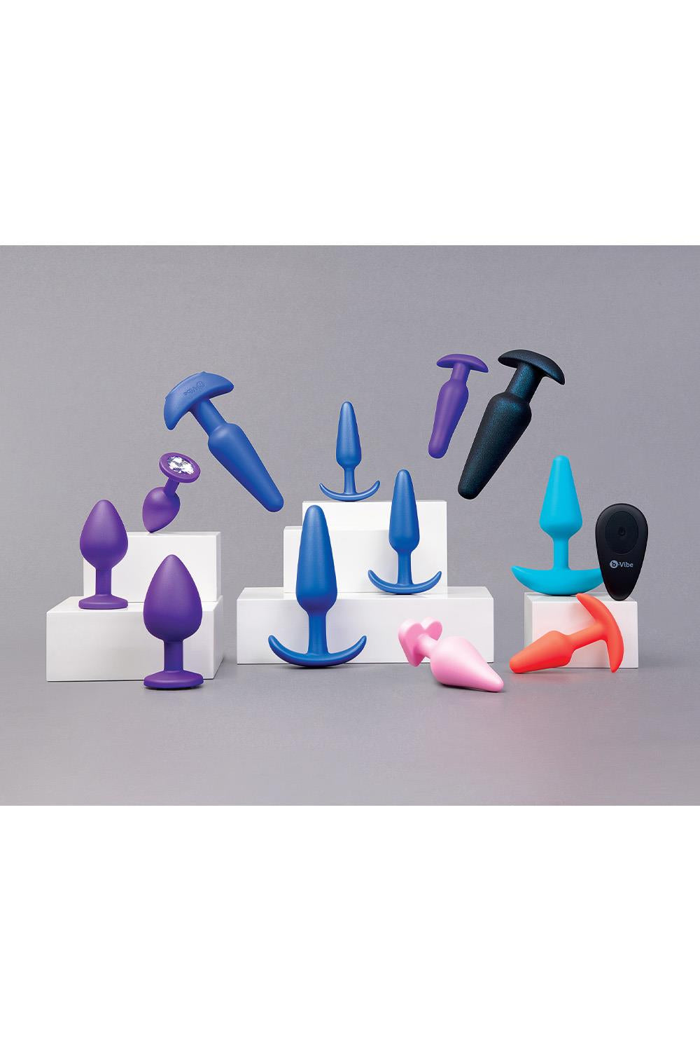 COTR | B-Vibe Butties B-Mine Silicone Heart Butt Plug