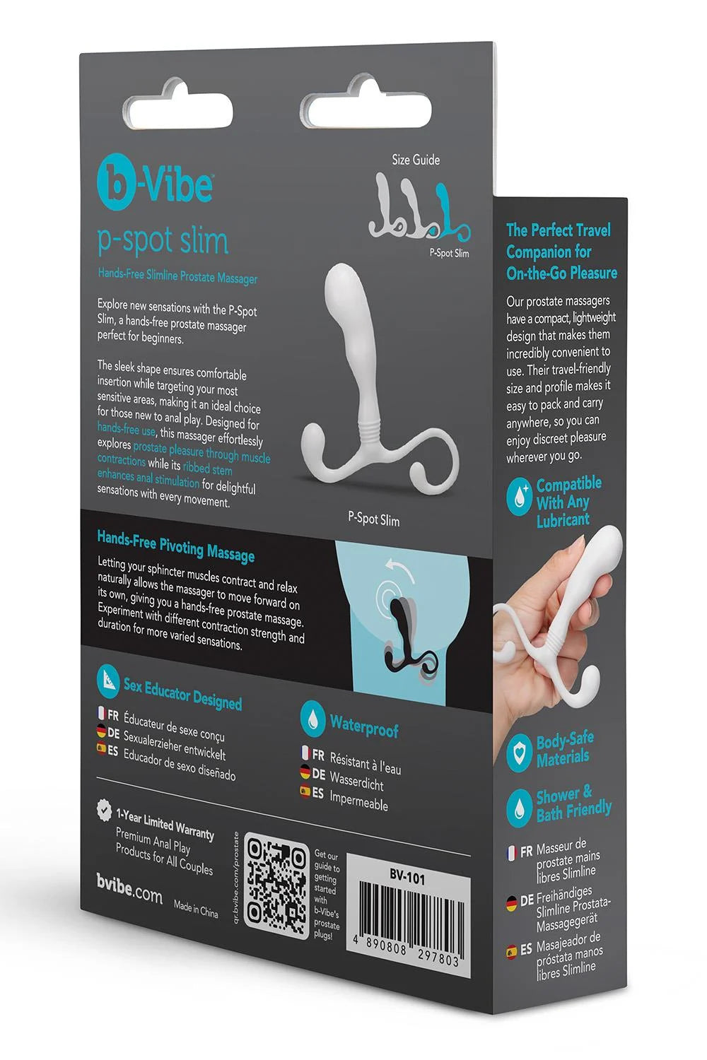 COTR | B-Vibe P-Spot Slim - Hands-Free Prostate Massager