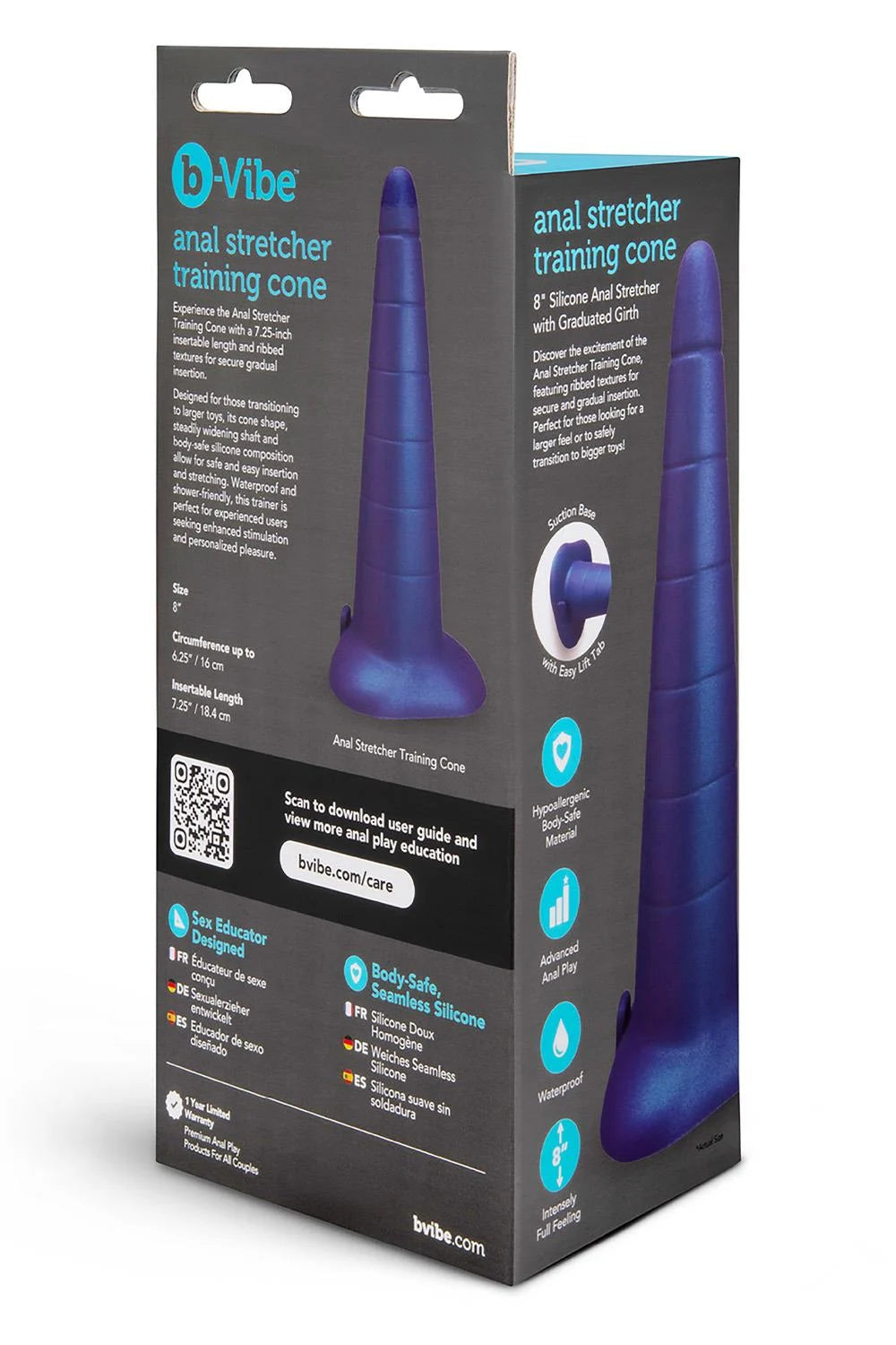 COTR | B-Vibe Anal Stretcher Training Cone 8"