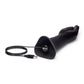 COTR | B-Vibe Vibrating Silicone 10.5" Fisting Dildo Black