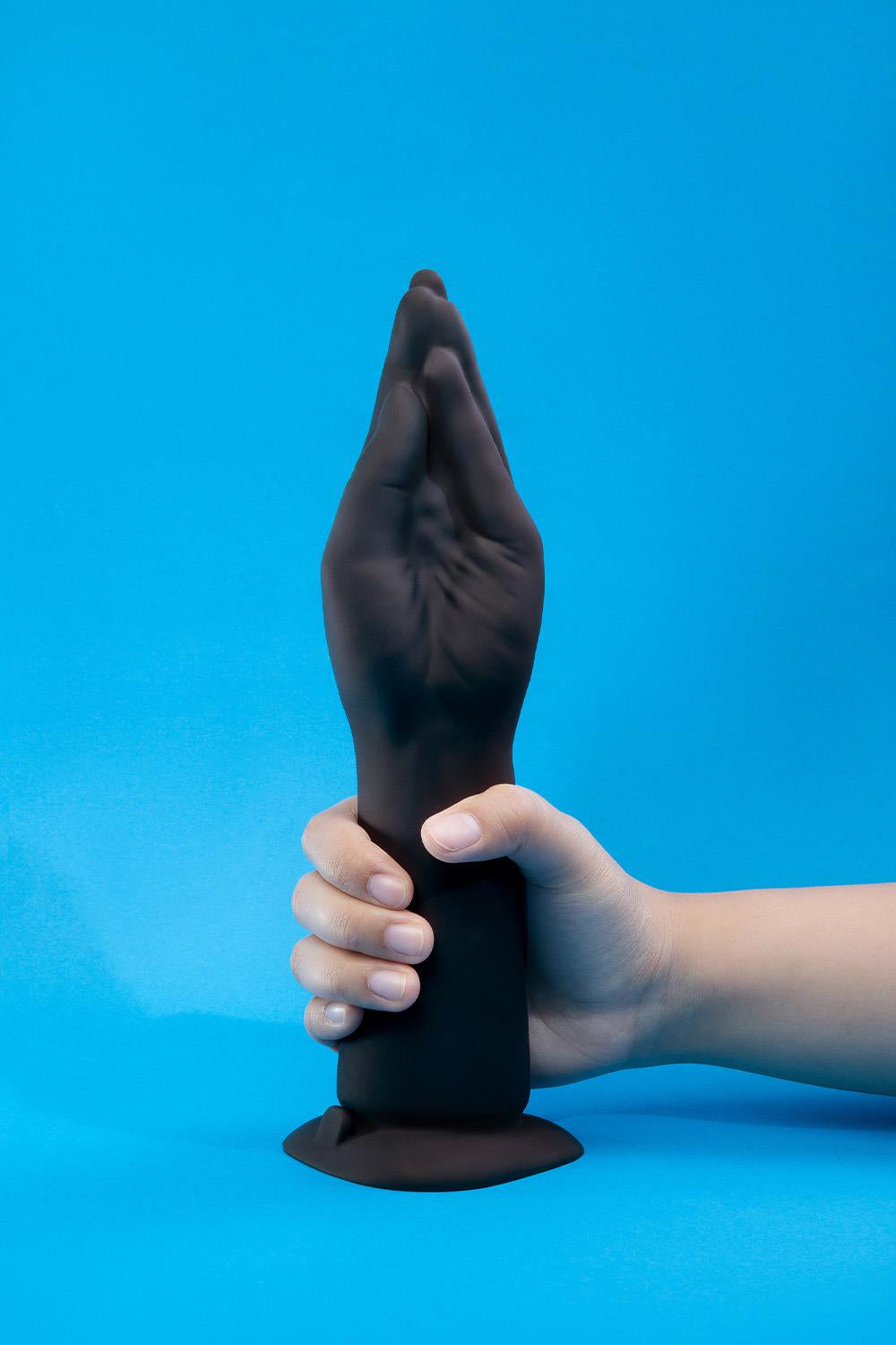 COTR | B-Vibe Vibrating Silicone 10.5" Fisting Dildo Black