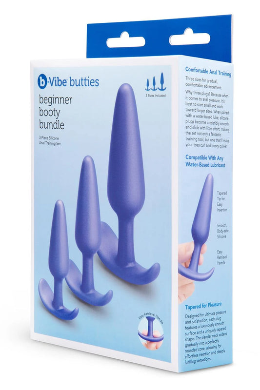 COTR | B-Vibe Butties Beginner Booty Bundle - 3 Piece Silicone Anal Training Set