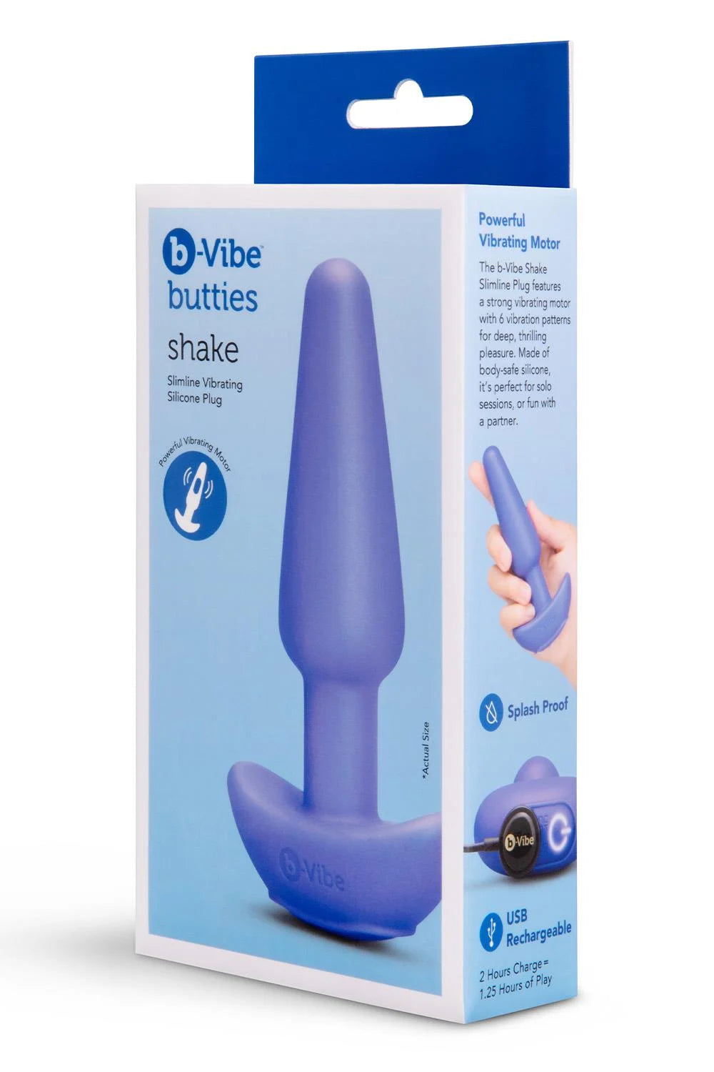 COTR | B-Vibe Butties Shake Slimline Vibrating Silicone Plug