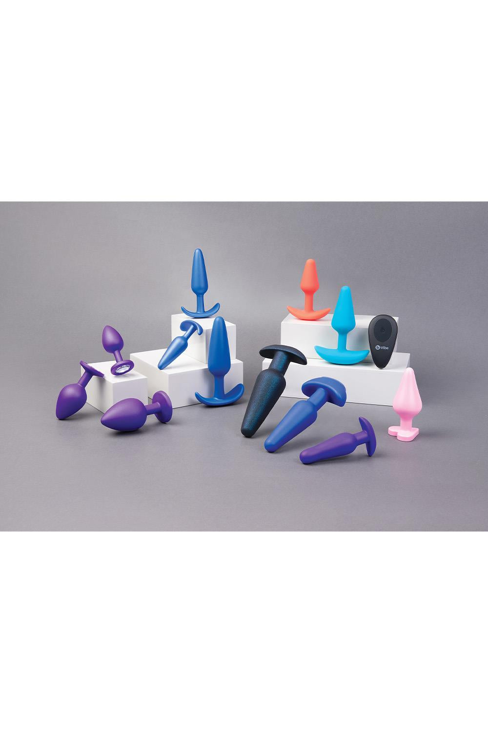 COTR | B-Vibe Butties Anal Training Set - 2 Piece Set with Remote Control