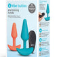 COTR | B-Vibe Butties Anal Training Set - 2 Piece Set with Remote Control