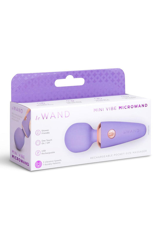 Le Wand Mini Vibe MicroWand Micro Wand Massager Violet