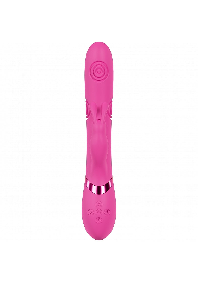 Shots Toys | VIVE Mimi Triple Motor G-Spot Tapping Rabbit Vibrator Pink