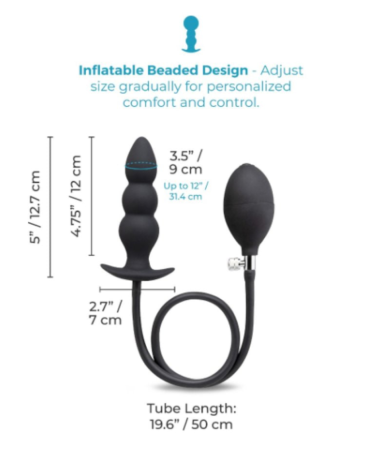 COTR | B-Vibe Beaded Inflatable Anal Plug