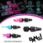 XR Brands | Bang! Bang10X Mini Wand w/ 3 Attachments