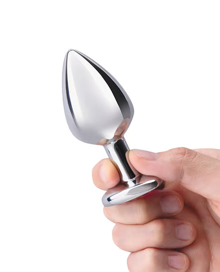 COTR | B-Vibe Jewel Heart Metal Training Set - 2 Piece Metal Butt Plug Set