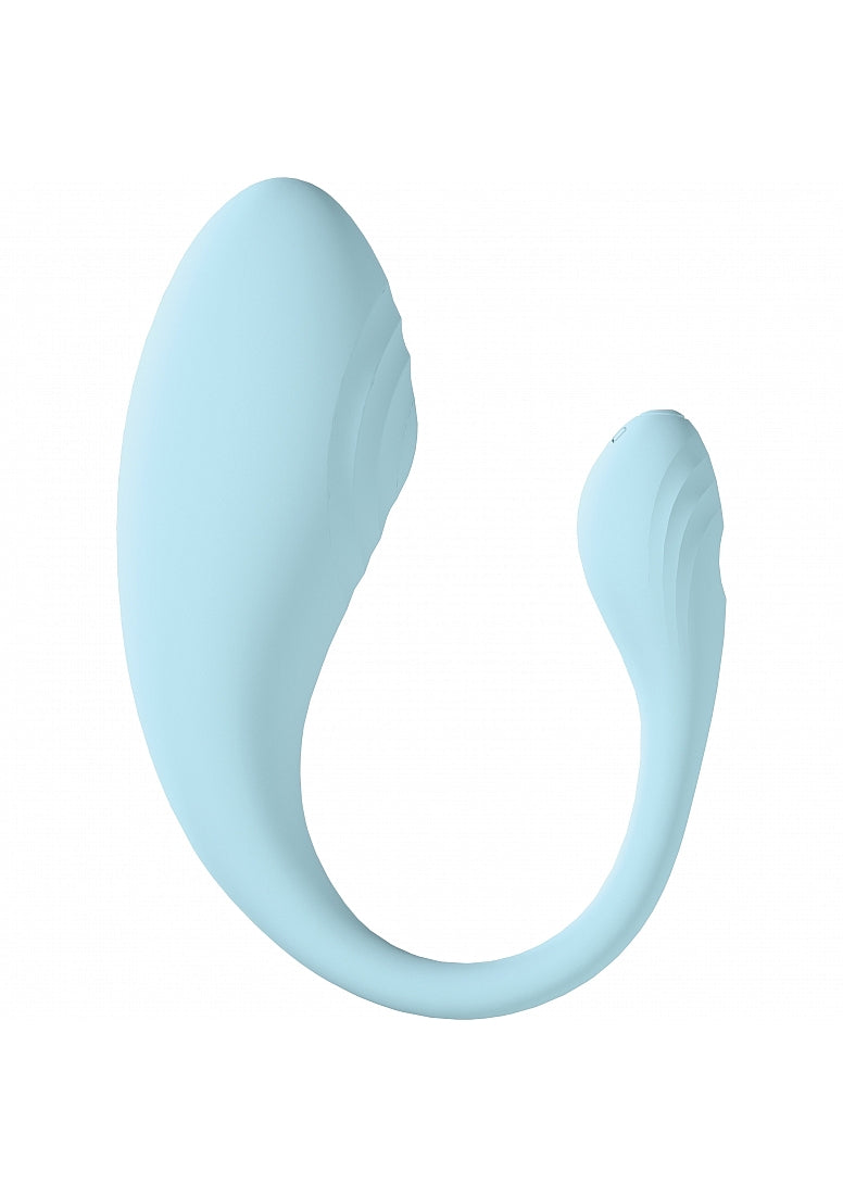 Shots Toys | LOVELINE Wave - C-Shaped G-Spot Massager Vibrator w Remote - Blue