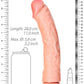 Shots Toys | REALROCK Realistic Regular Curved Dildo - Flesh 25.5cm (10") Dong