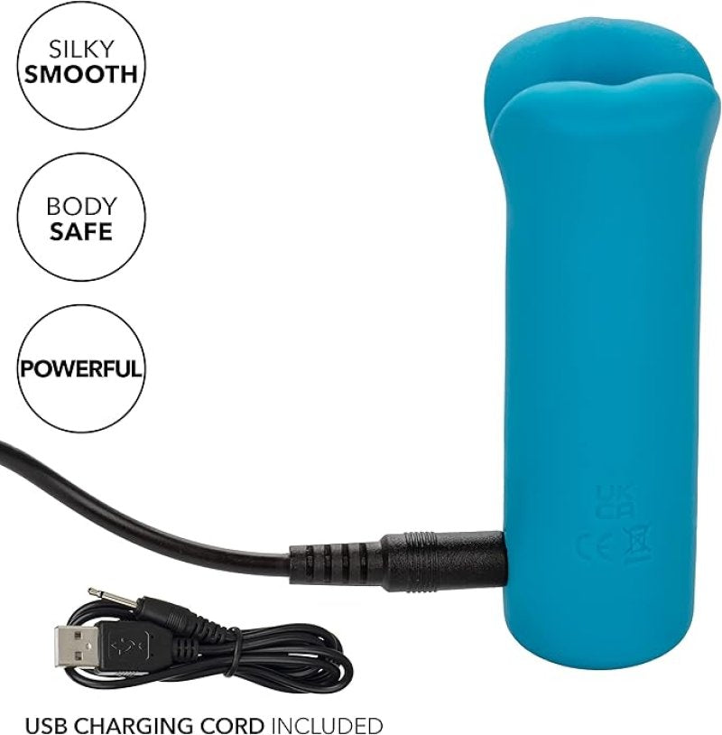 Calexotics Kyst Lips Mini Bullet Vibrator - Blue