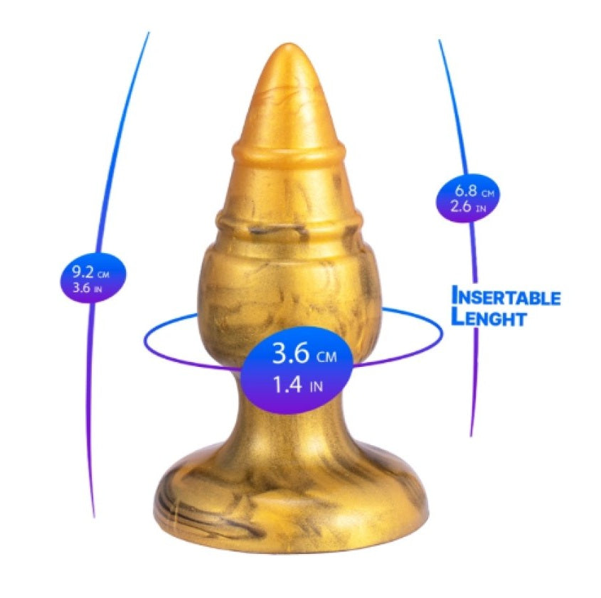 Adrien Lastic Silexd Plug Fantasy Liquid Silicone M Plug Goldy