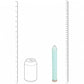 Shots Toys | LOVELINE Sparkle - 6.3" Glass Vibrator - Green