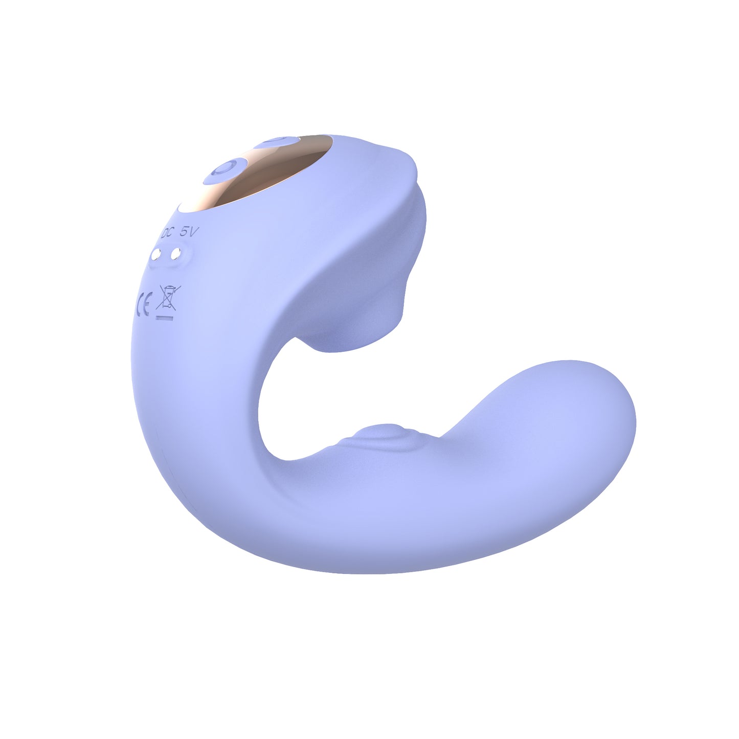 SXE Aria - Air Pulse C Shaped Suction and Tapping Vibrator (Lilac)