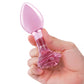 COTR | B-Vibe Pink Roses Training Set - 2 Piece Glass Butt Plug Set