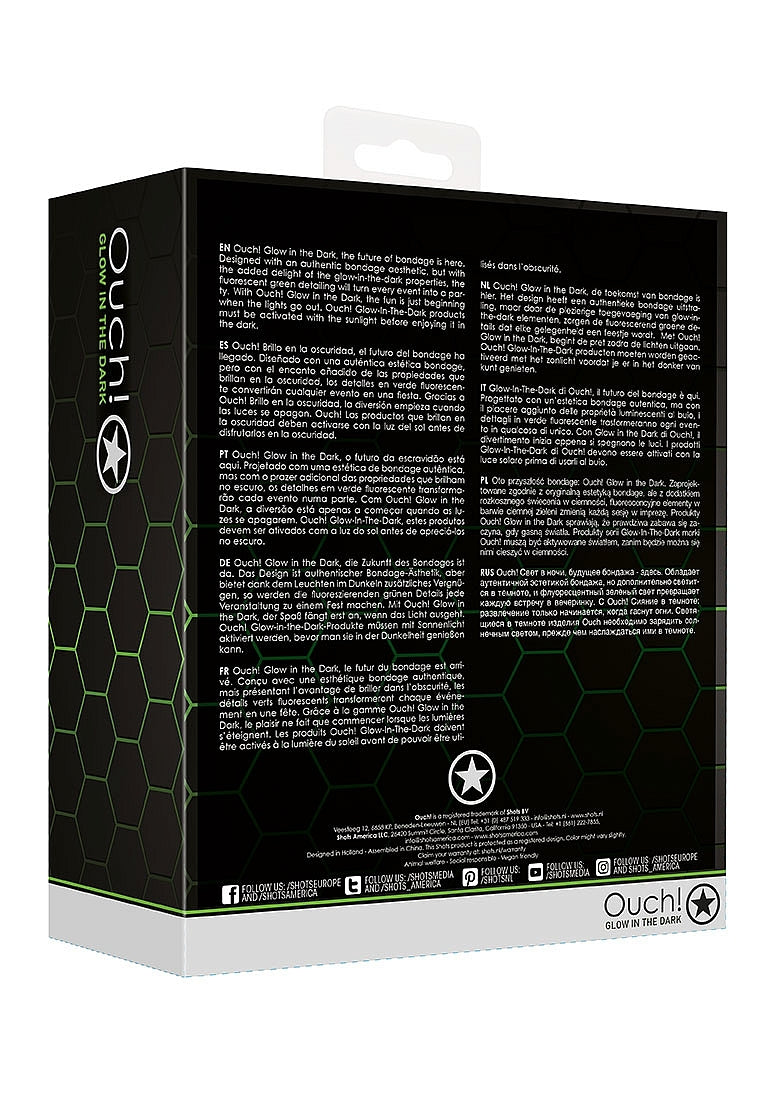 Shots Toys | OUCH! Bed Bindings Restraint Kit - Glow in the Dark