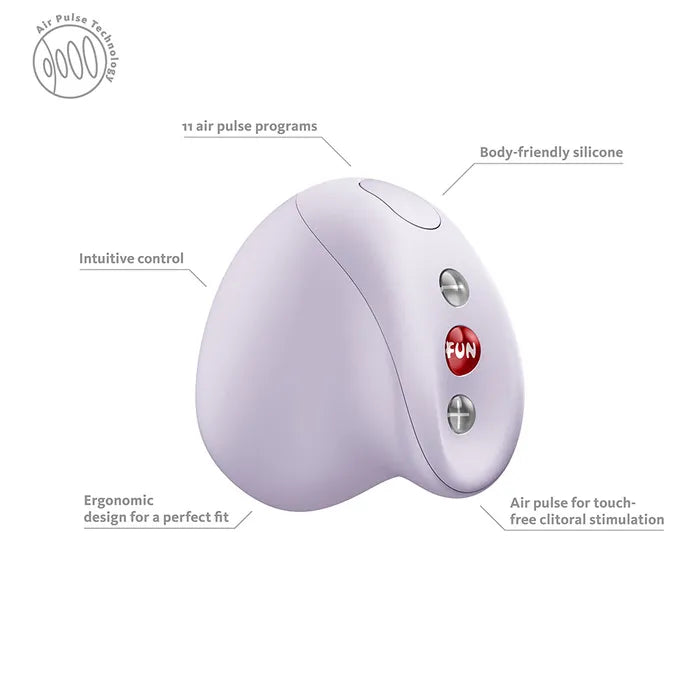 Fun Factory MEA Purple Air Pulse Clitoral Stimulator - Purple