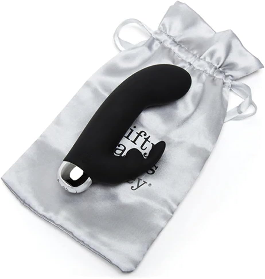 Fifty Shades of Grey Greedy Girl Rechargeable Mini Rabbit Vibrator Black