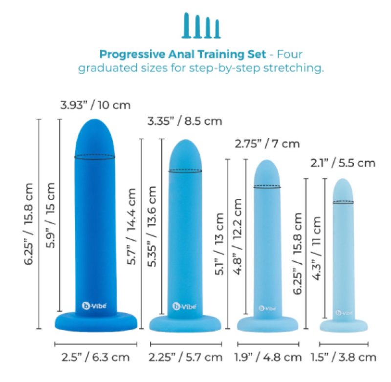COTR | B-Vibe Silicone Dilators