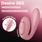 Satisfyer Desire 360 - Wearable G-Spot & Clitoral Vibrator - Old Rose