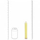 Shots Toys | LOVELINE Sparkle - 6.3" Glass Vibrator - Yellow