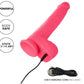 CalExotics Rumbling Thrusting Silicone Studs 7"/17.75cm Vibrating Dildo - Pink
