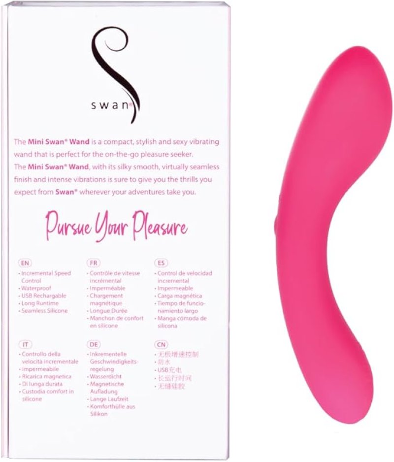 SWAN Vibes - Swan Mini Wand Vibrator Pink