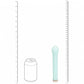 Shots Toys | LOVELINE Celestia - 6.3" Bulb Tip Glass Vibrator - Green