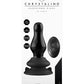 Shots Toys | Missy - Glass Vibrator With Suction Cup and Remote - Black