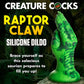 Creature Cocks Raptor Claw Fisting Silicone Dildo - Green 21.8cm Claw Fantasy Dildo