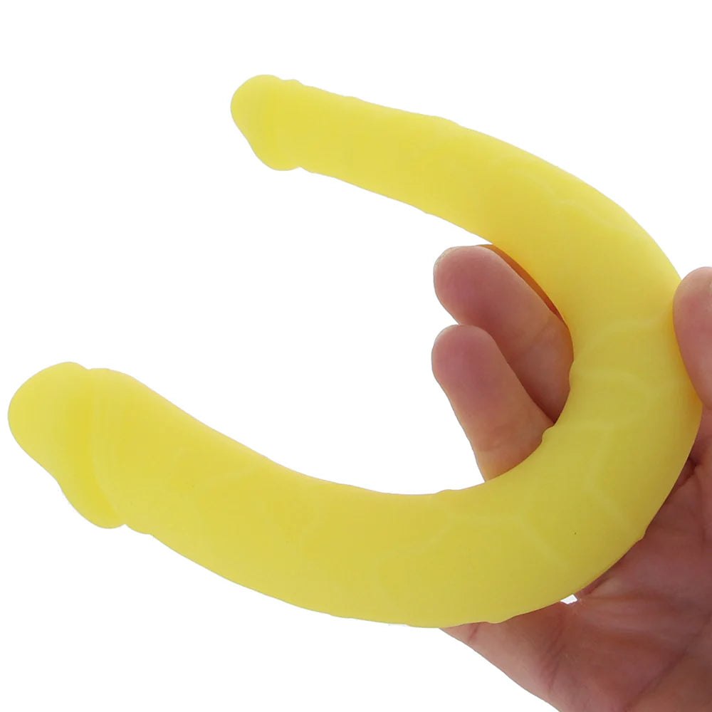 Calexotics Boundless™ AC/DC Double Ended Dong Dildo Yellow