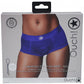 Shots Toys | OUCH! Vibrating Strap-on Boxer - Royal Blue - Size M/L