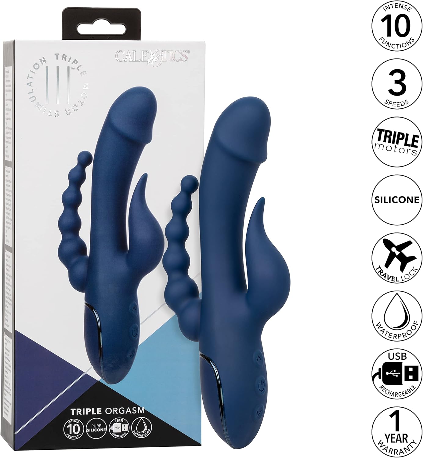 Calexotics III Triple Orgasm - Triple Vibrator