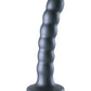 Shots Toys | OUCH! Beaded G-Spot Dildo - 5" / 13 cm - Gun Metal