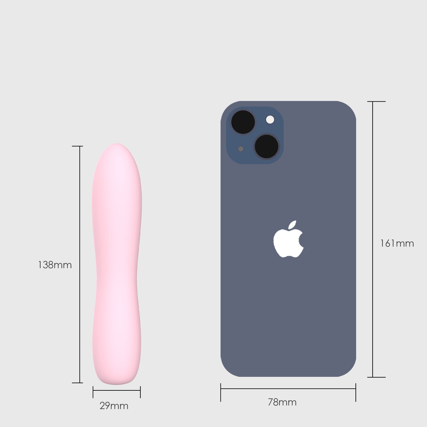 SXE Bella - Formidable Bullet Massager Vibrator (Pink)