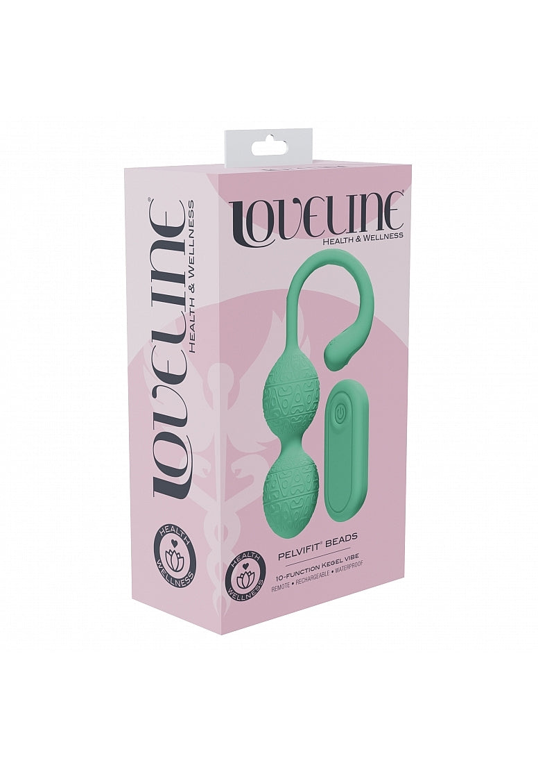 Shots Toys | LOVELINE PelviFit - Remote Control Beads Kegel Vibrator - Green