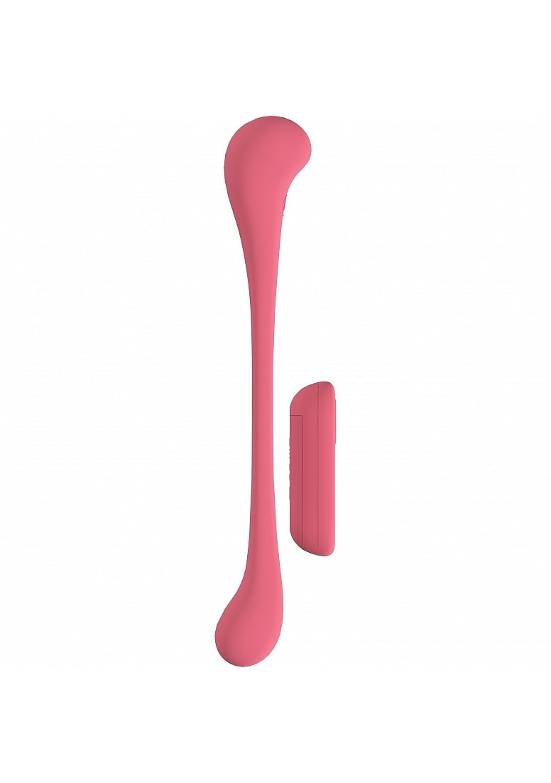 Shots Toys | LOVELINE FlexEase - Remote Controlled Flexible Dual Ended Vibrator - Pink