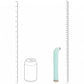 Shots Toys | LOVELINE Aurora - 6.3" G-Spot Glass Vibrator - Green