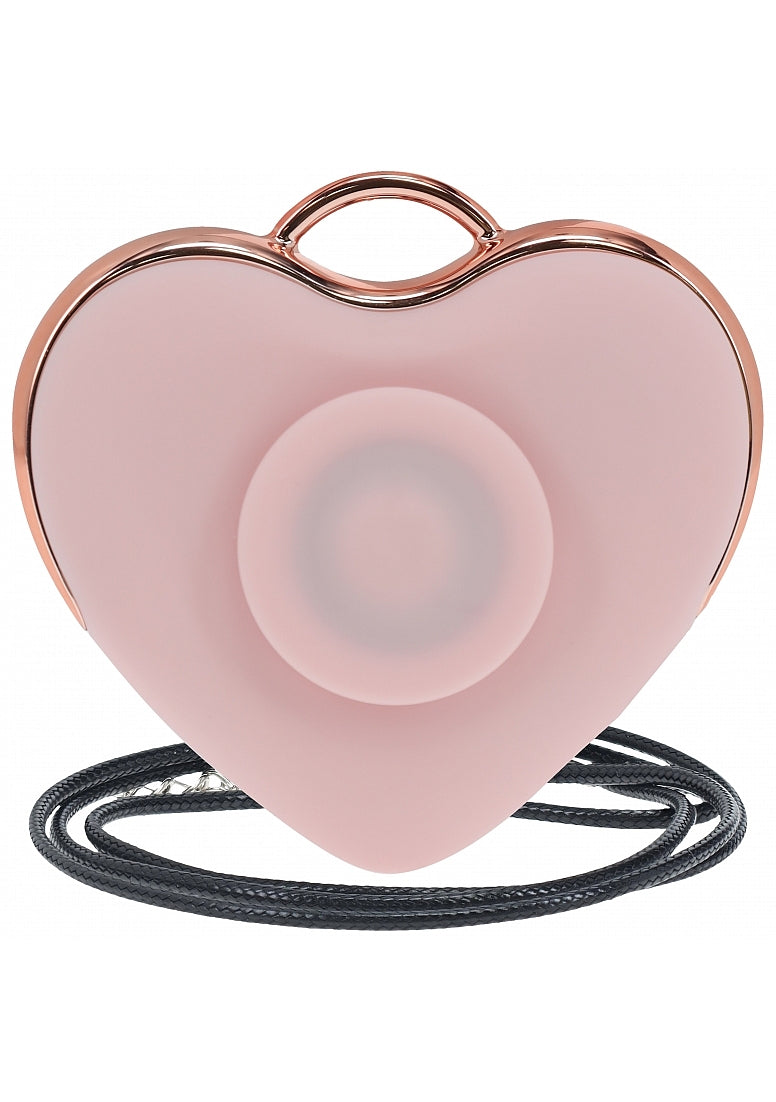 Shots Toys | LOVELINE Luvie - AirTapTech Tapping Sucking Heart Shaped Vibrator - Pink