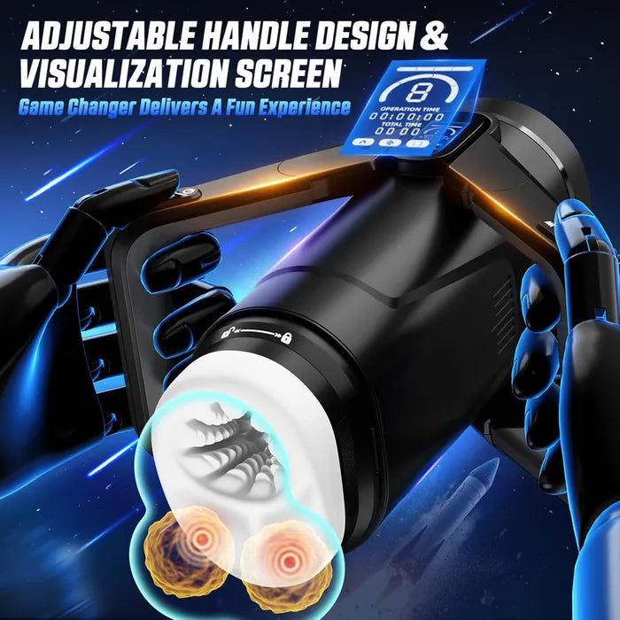 CyberSkin The Wing Thrusting, Massaging & Heating Auto Masturbator